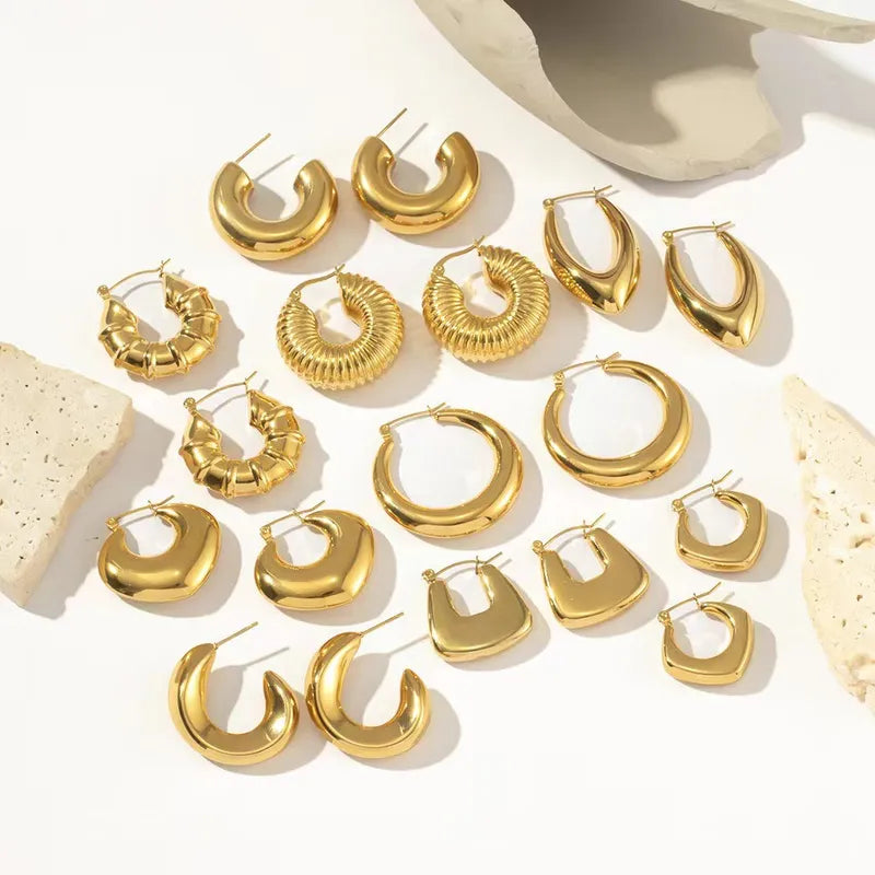 New Trend Hoop Stainless Steel Earring