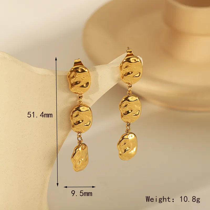 Dangling Stainless Steel Earrings