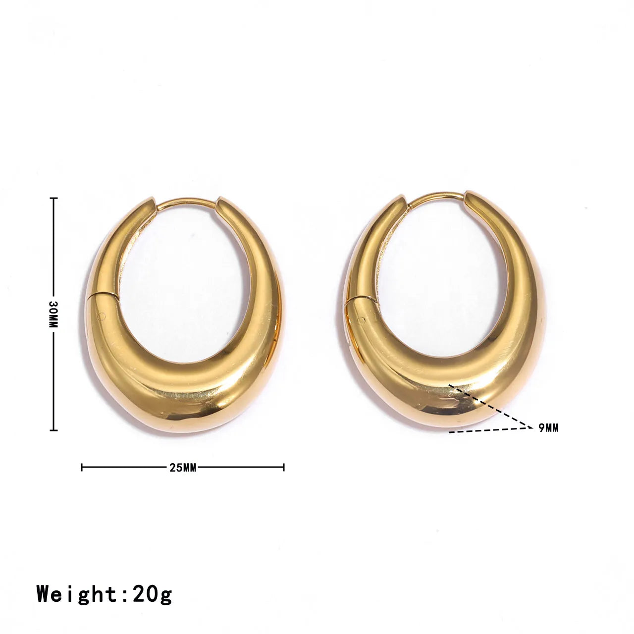 New Trend Hoop Stainless Steel Earring