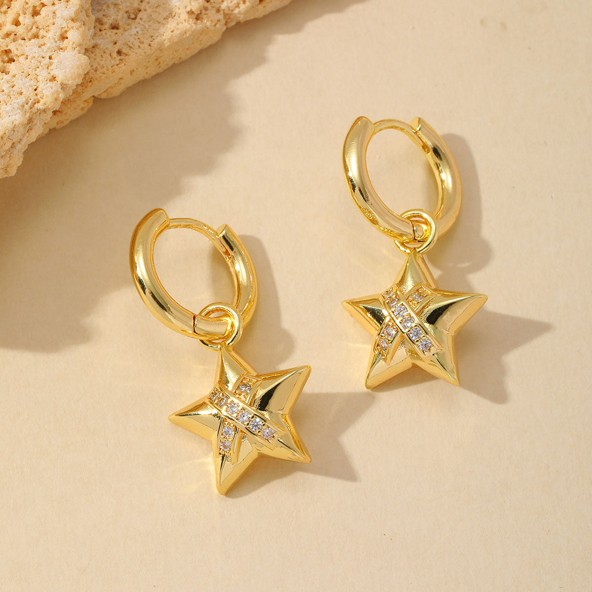 Hari Star Stainless Steel Earrings