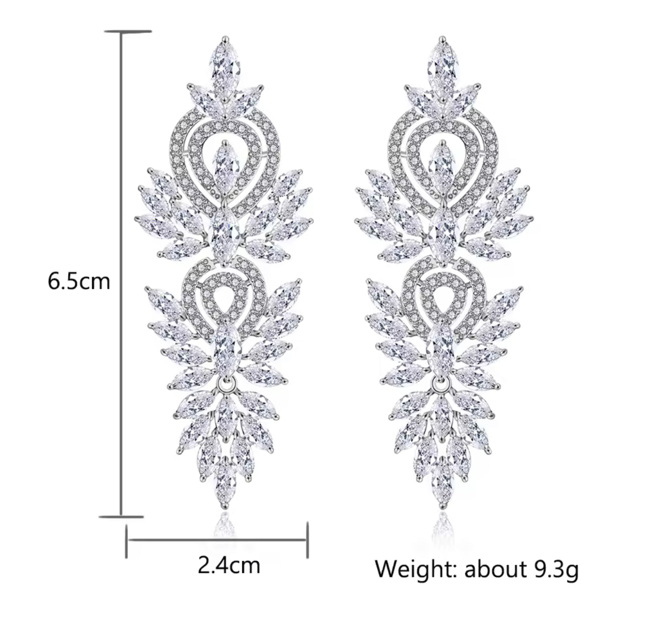 Maria 925 Sterling Sliver Earrings