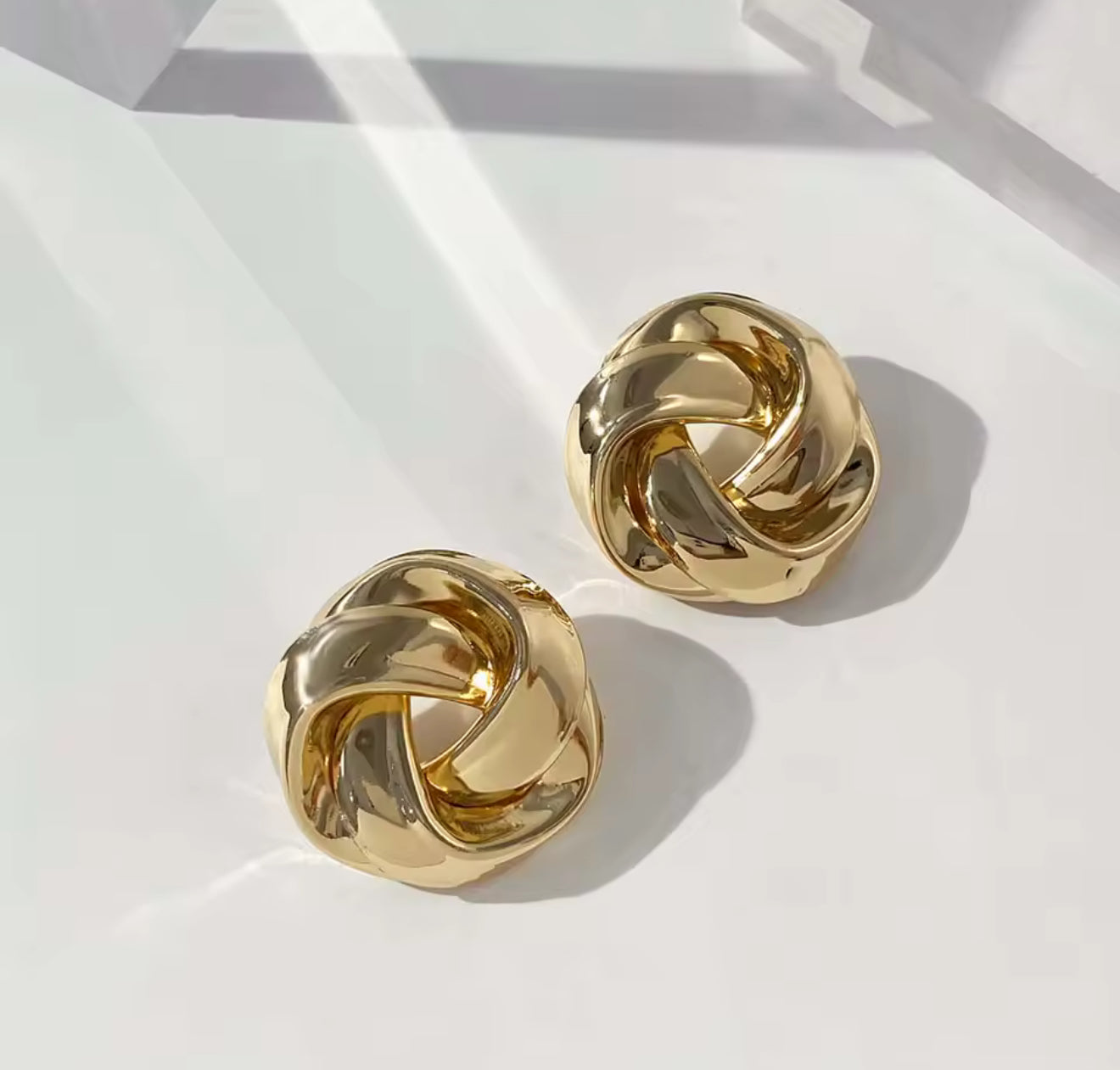 Morry Stud Stainless-Steel Earrings