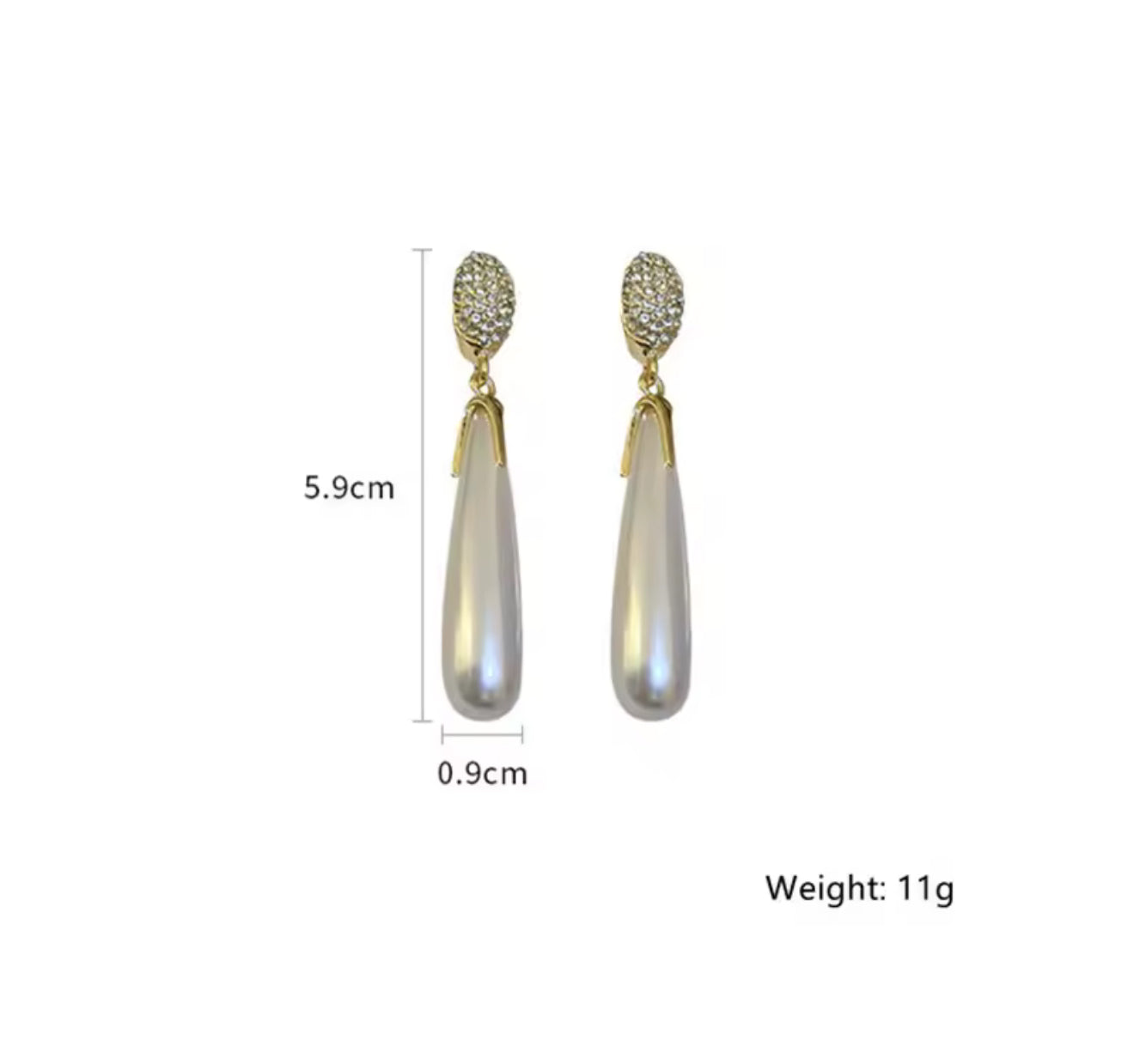 Nicole Drop Stainless Steel Earrings