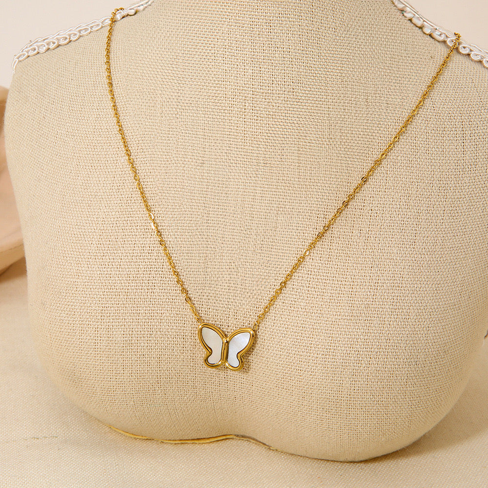 Butterfly Water Resistant Necklace