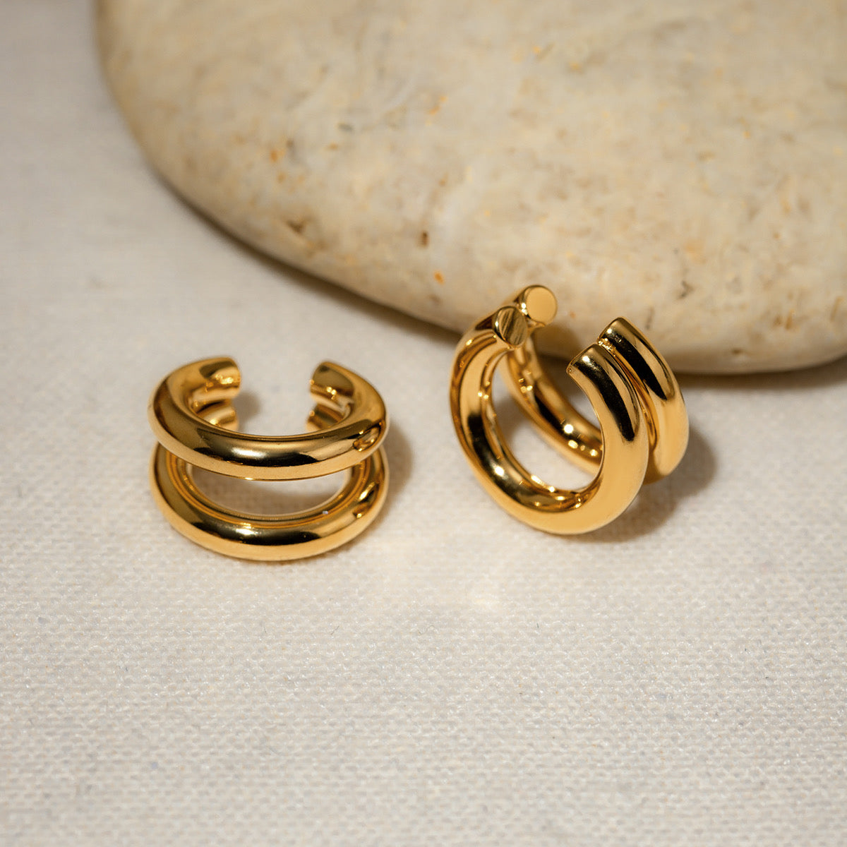 Clara Stainless Steel Ear Cuffs