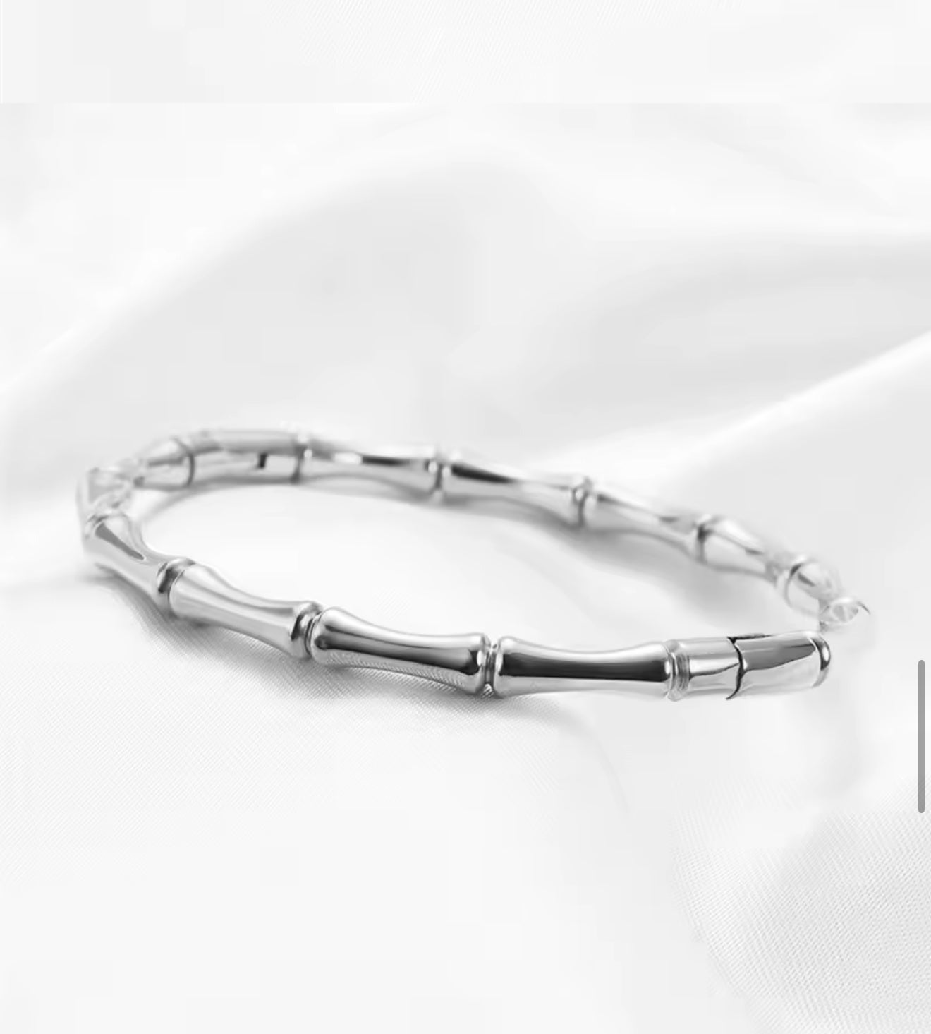 Bamboo Stainless Steel Bangle