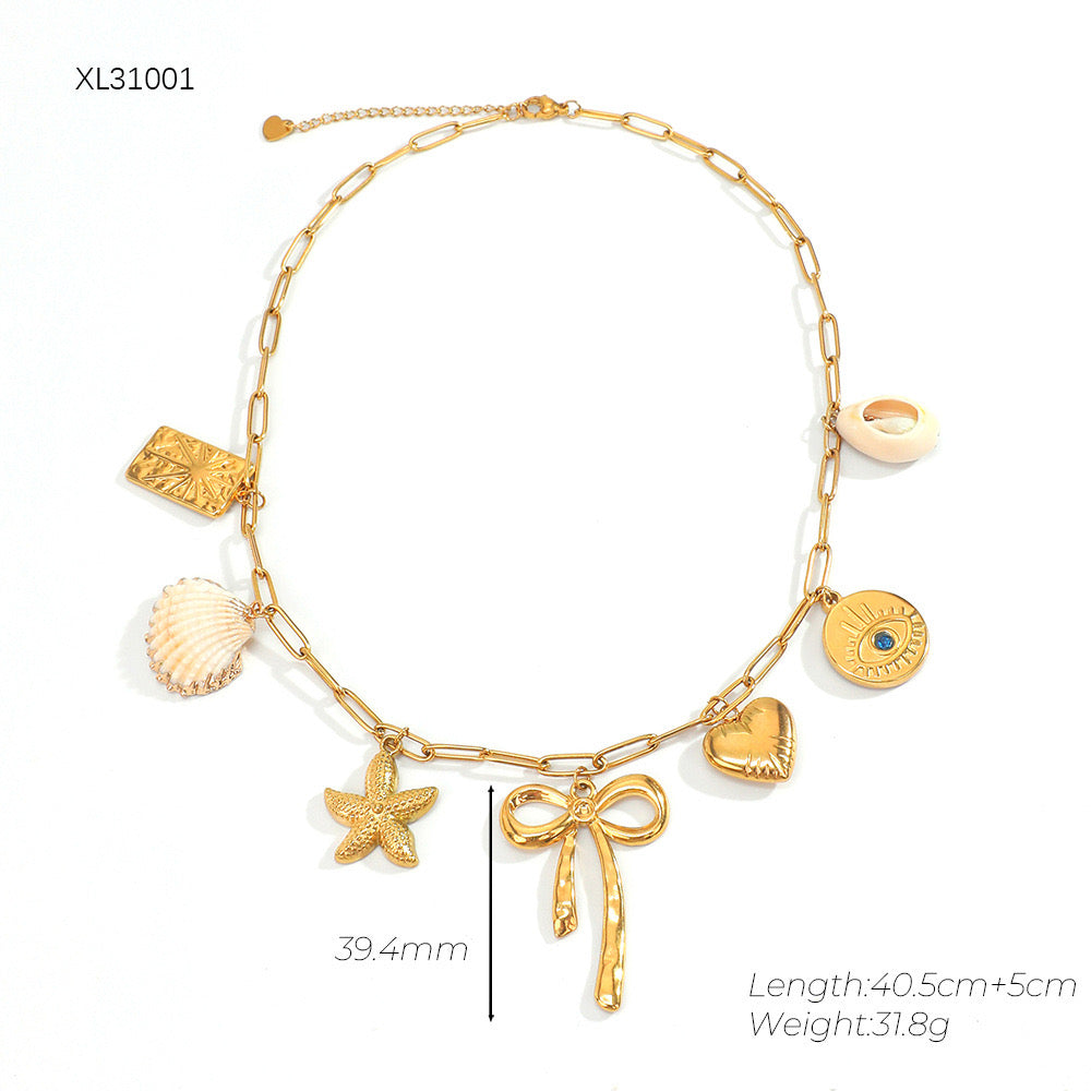 Bahamas Non-Tarnish Water-Resistant Stainless-Steel Necklace