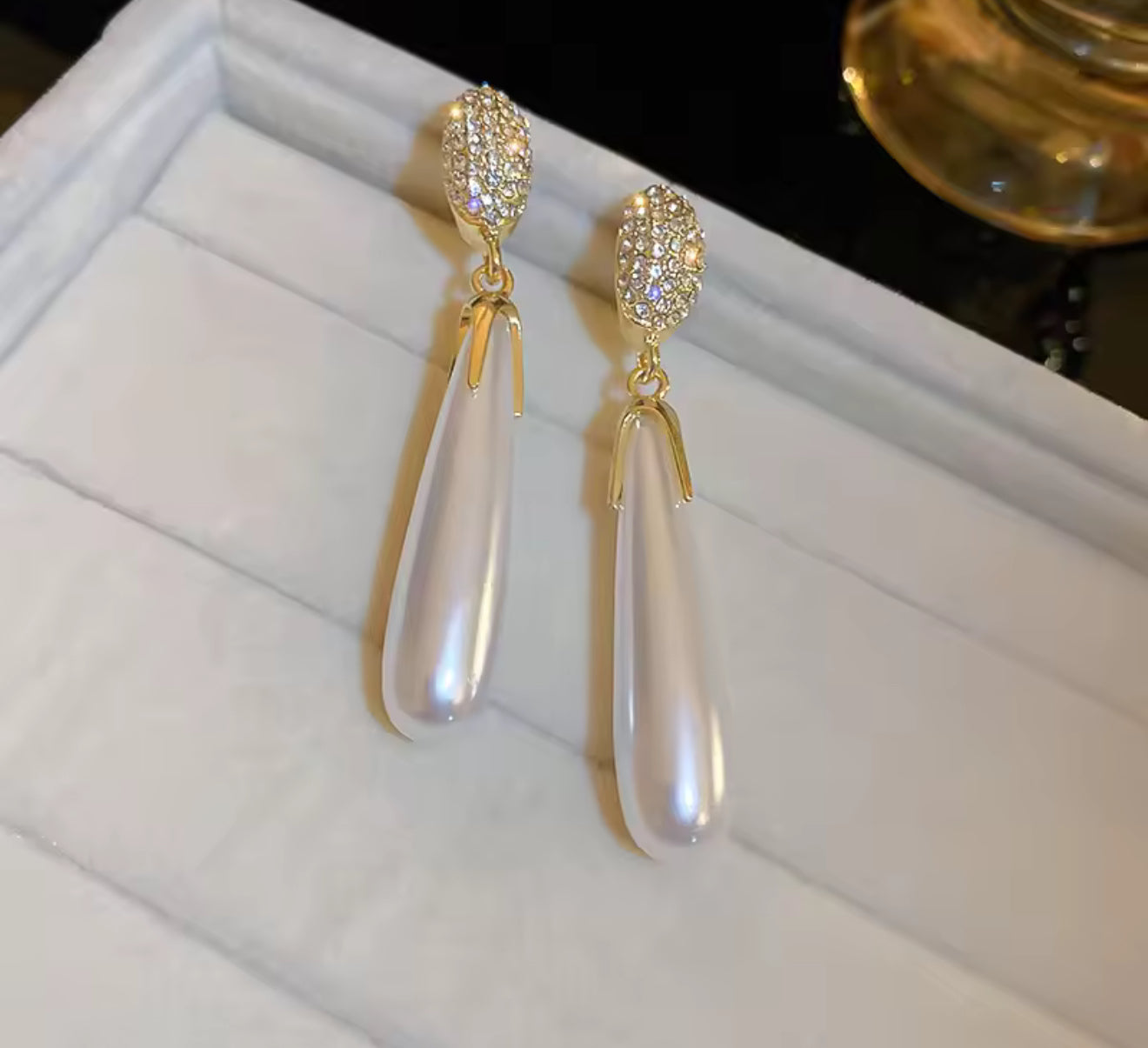 Nicole Drop Stainless Steel Earrings