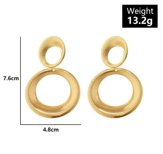 Big Bang Stainless Steel Earrings