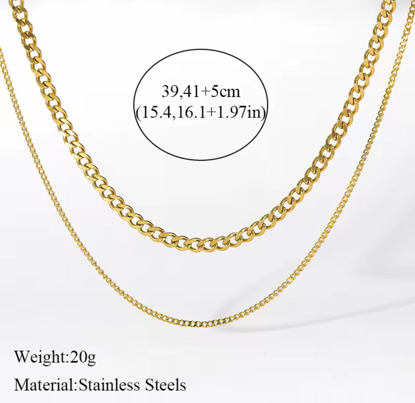 Jess Non-Tarnish Water Resistant Necklace