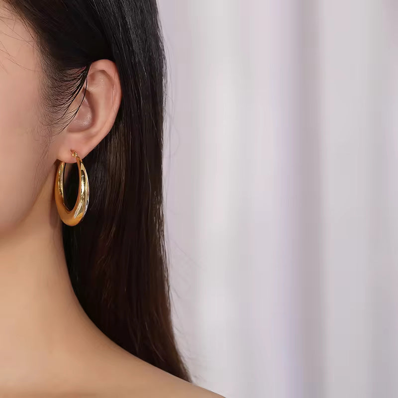 New Trend Hoop Stainless Steel Earring