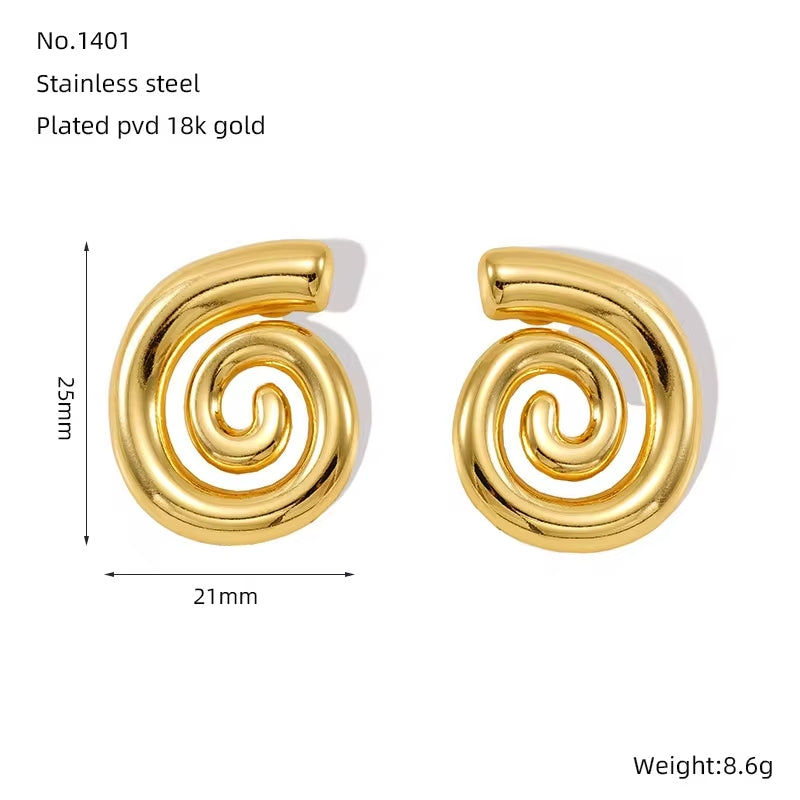 Bahamas Stainless Steel Earrings