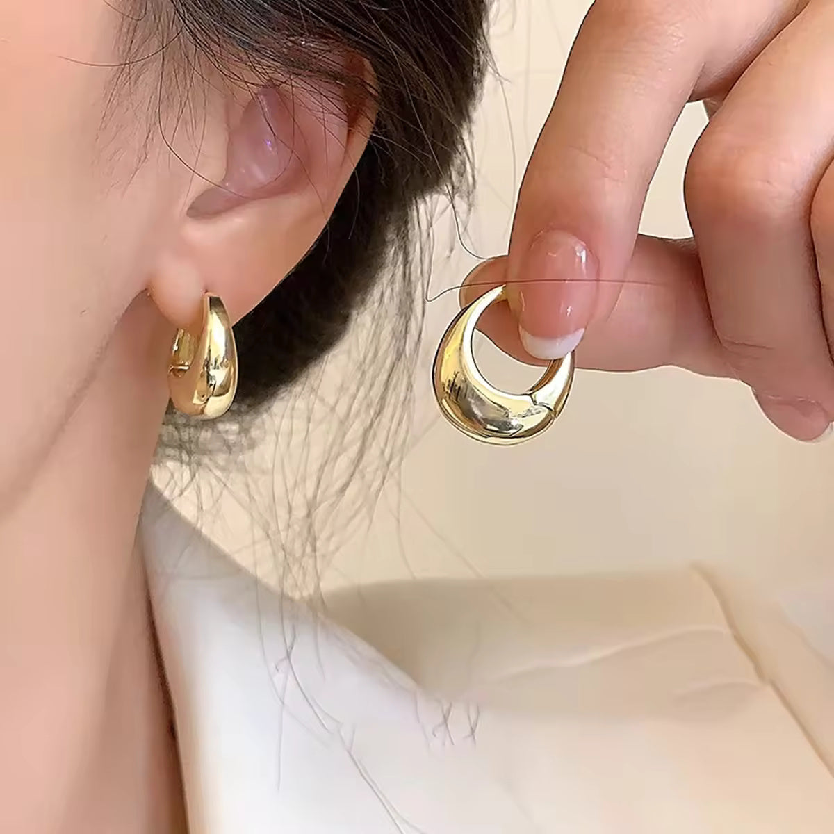 New Trend Hoop Stainless Steel Earring