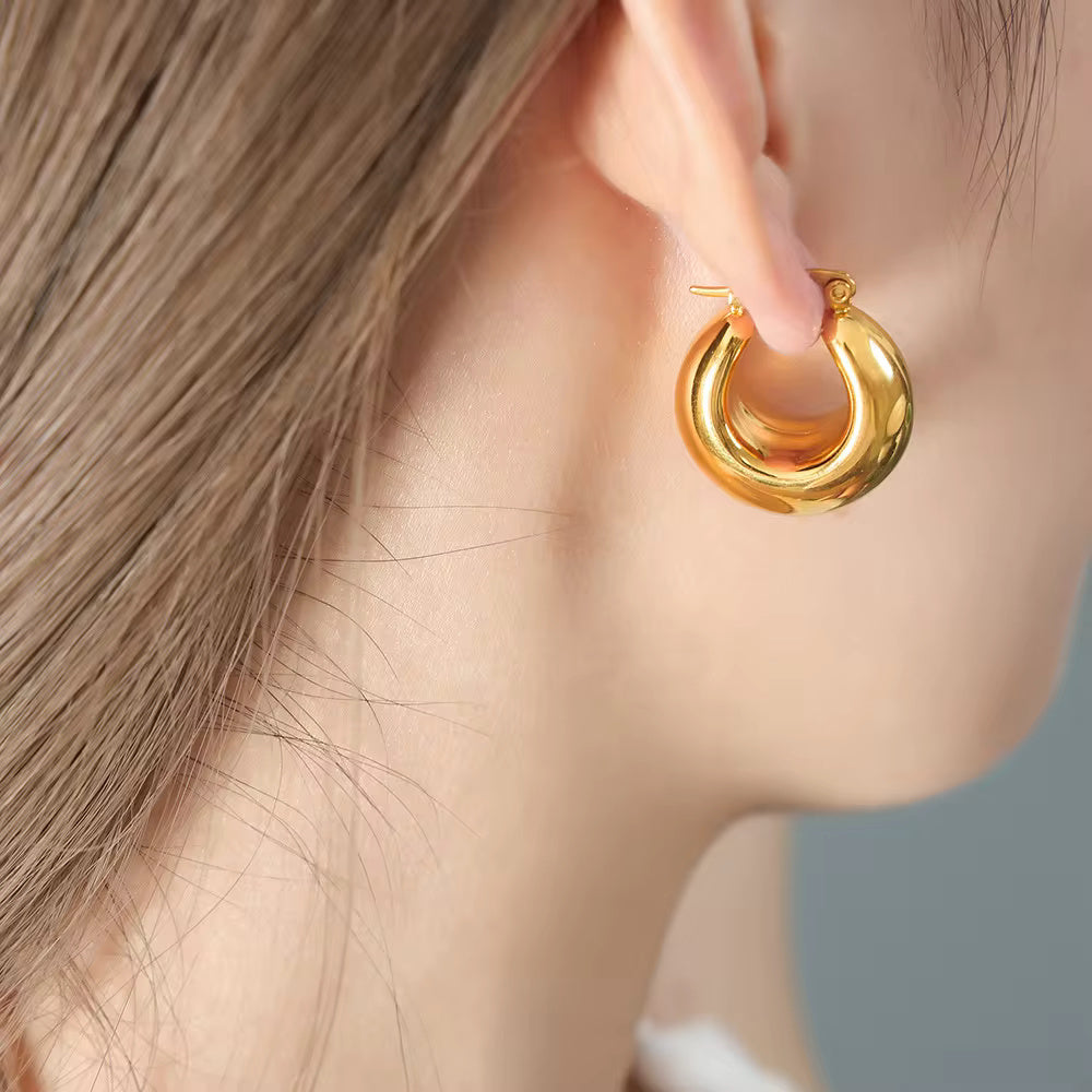 New Trend Hoop Stainless Steel Earring