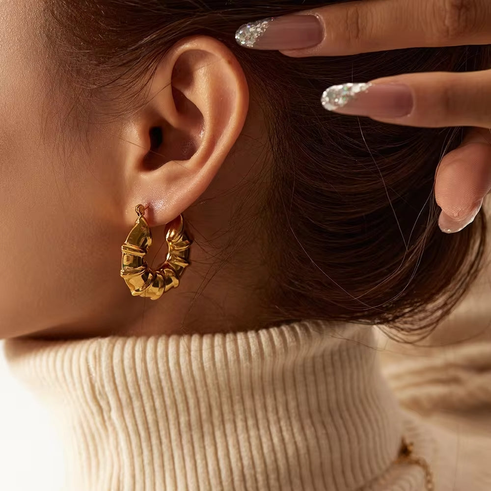 New Trend Hoop Stainless Steel Earring