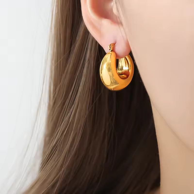 New Trend Hoop Stainless Steel Earring