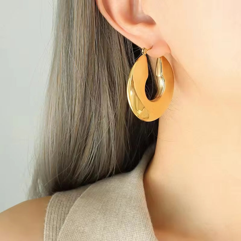 New Trend Hoop Stainless Steel Earring