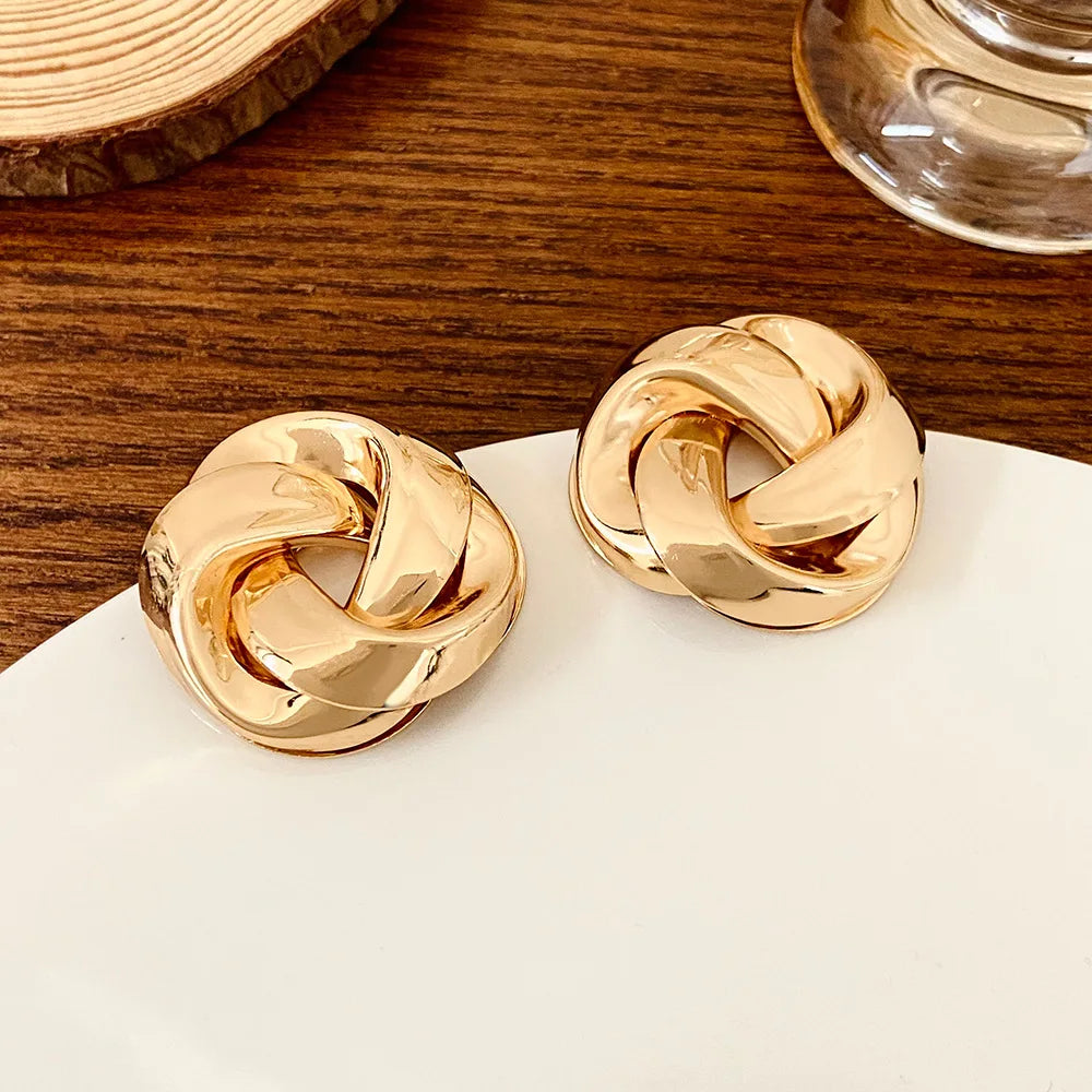 Morry Stud Stainless-Steel Earrings