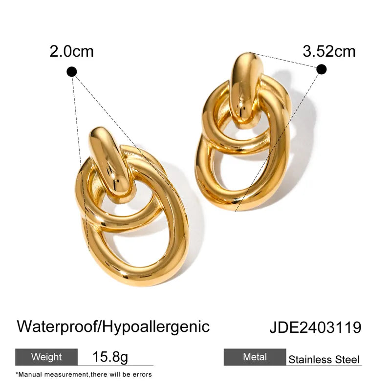 Lenie Stainless Steel Earrings