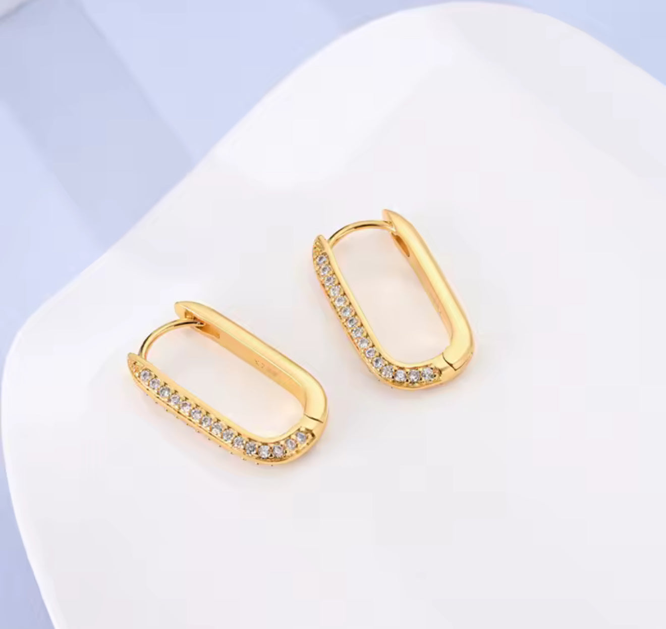 Emily Hoop 925 Sterling Sliver Earrings