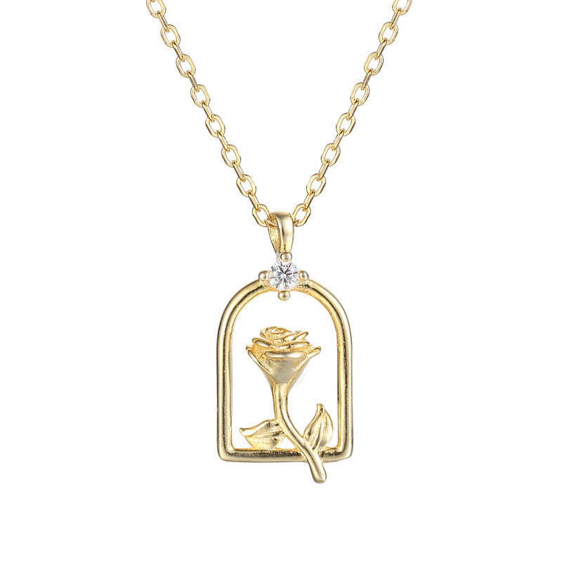 Rose Garden Sterling Sliver Necklace