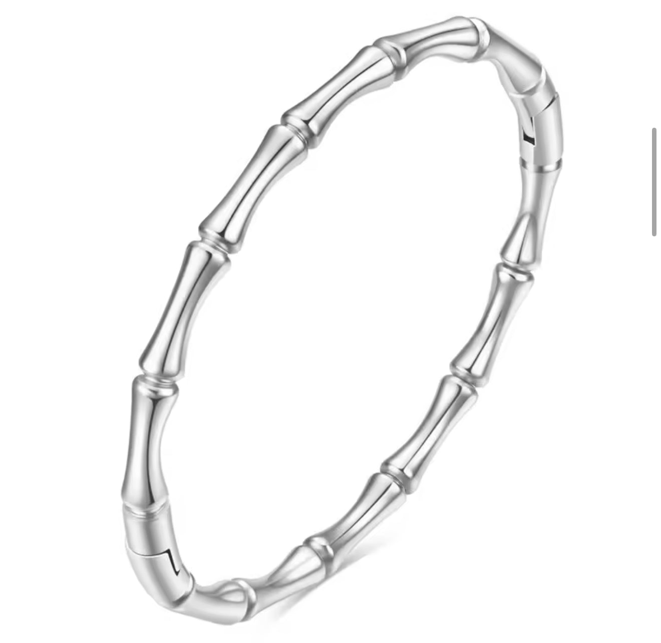 Bamboo Stainless Steel Bangle