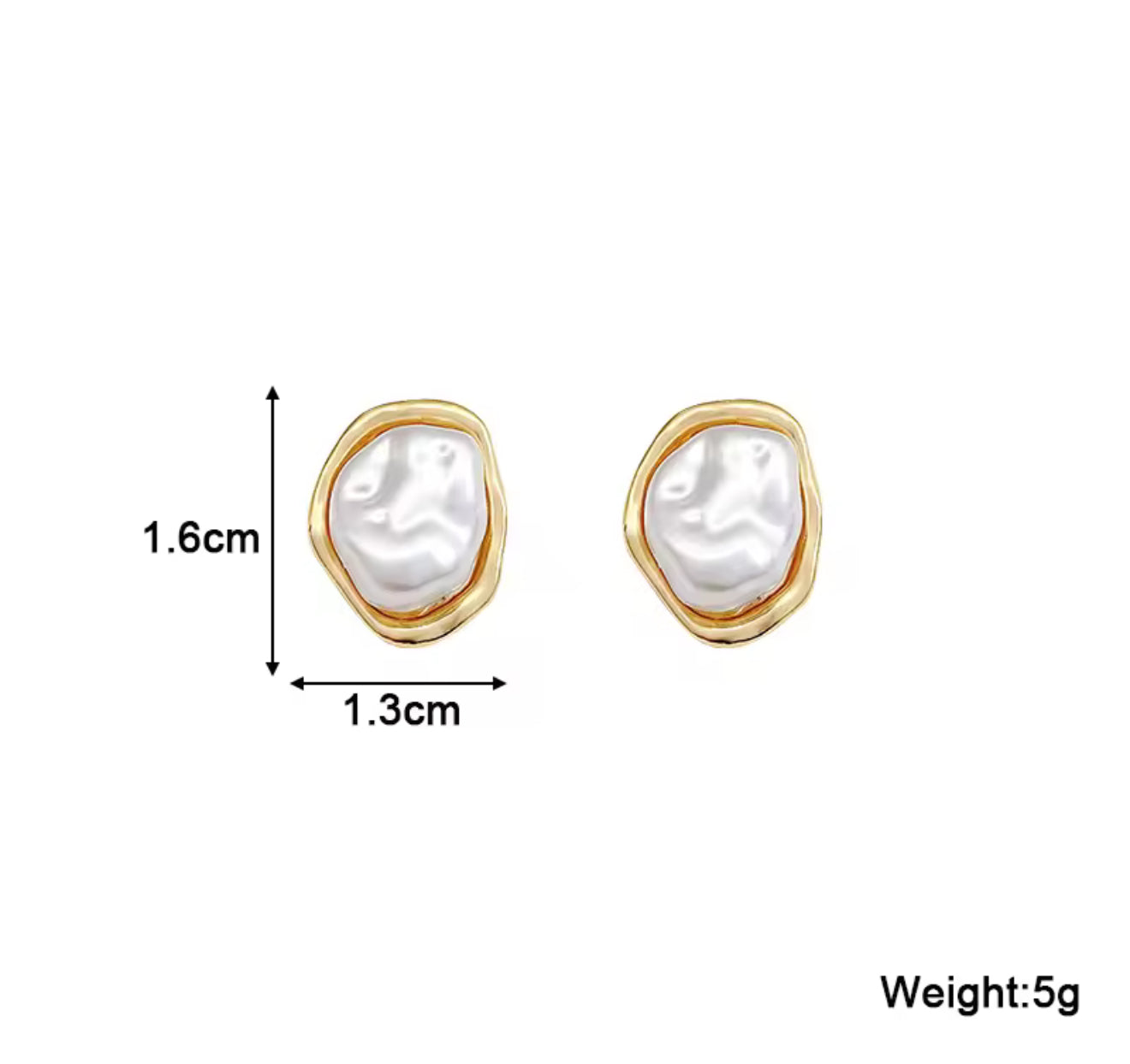 Pop Stud Stainless Steel Earrings