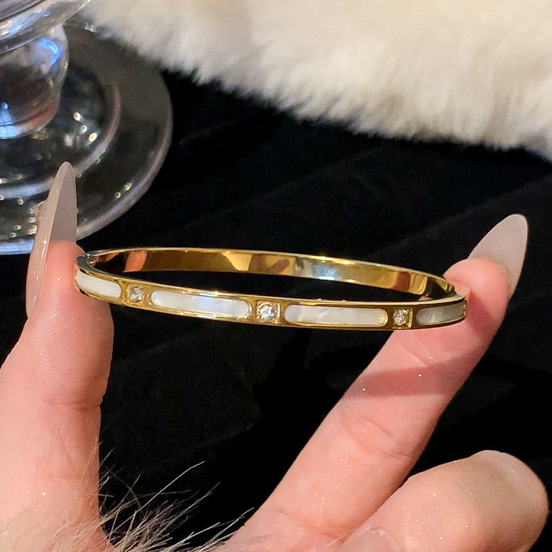 Tina Stainless Steel Bangle