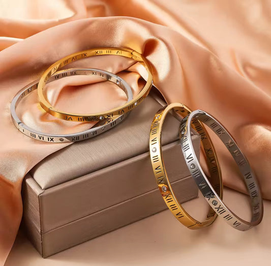 XI Figure Stainless Steel Bangles