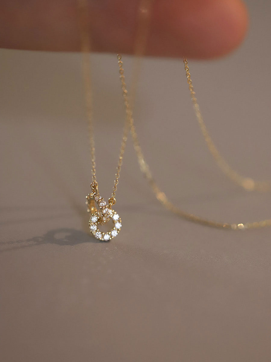 Round Commute Sterling Sliver Necklace
