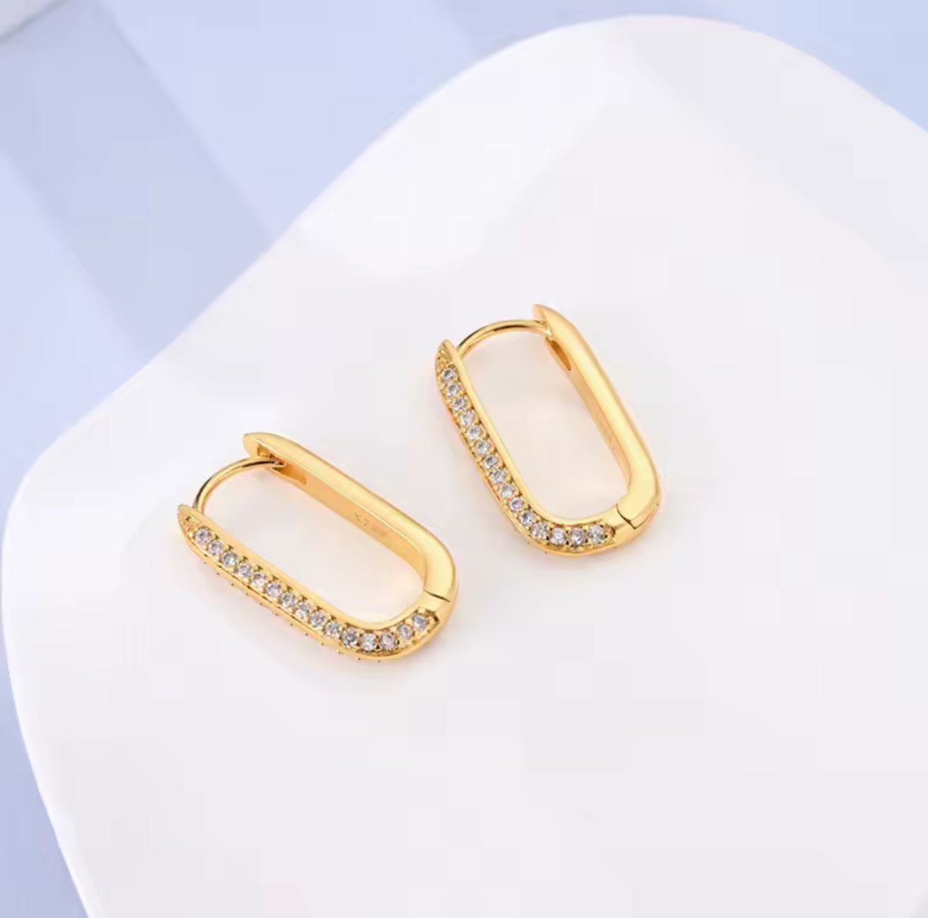 Emily Hoop 925 Sterling Sliver Earrings