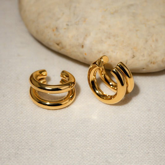 Clara Stainless Steel Ear Cuffs
