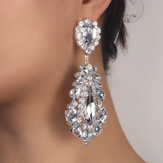 Glam Lux 925 Sterling Sliver Earrings