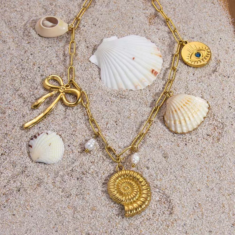 Bahamas Non-Tarnish Water-Resistant Stainless-Steel Necklace