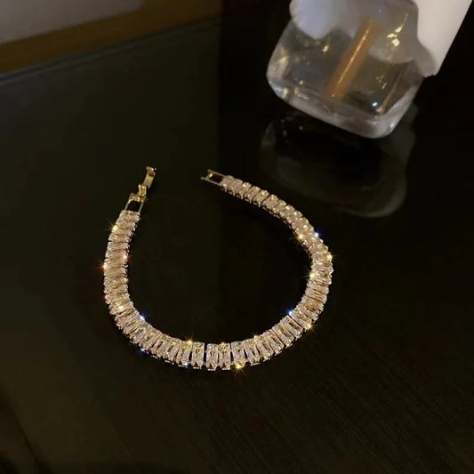 Tennis Fashion Stainless Steel Bracelet