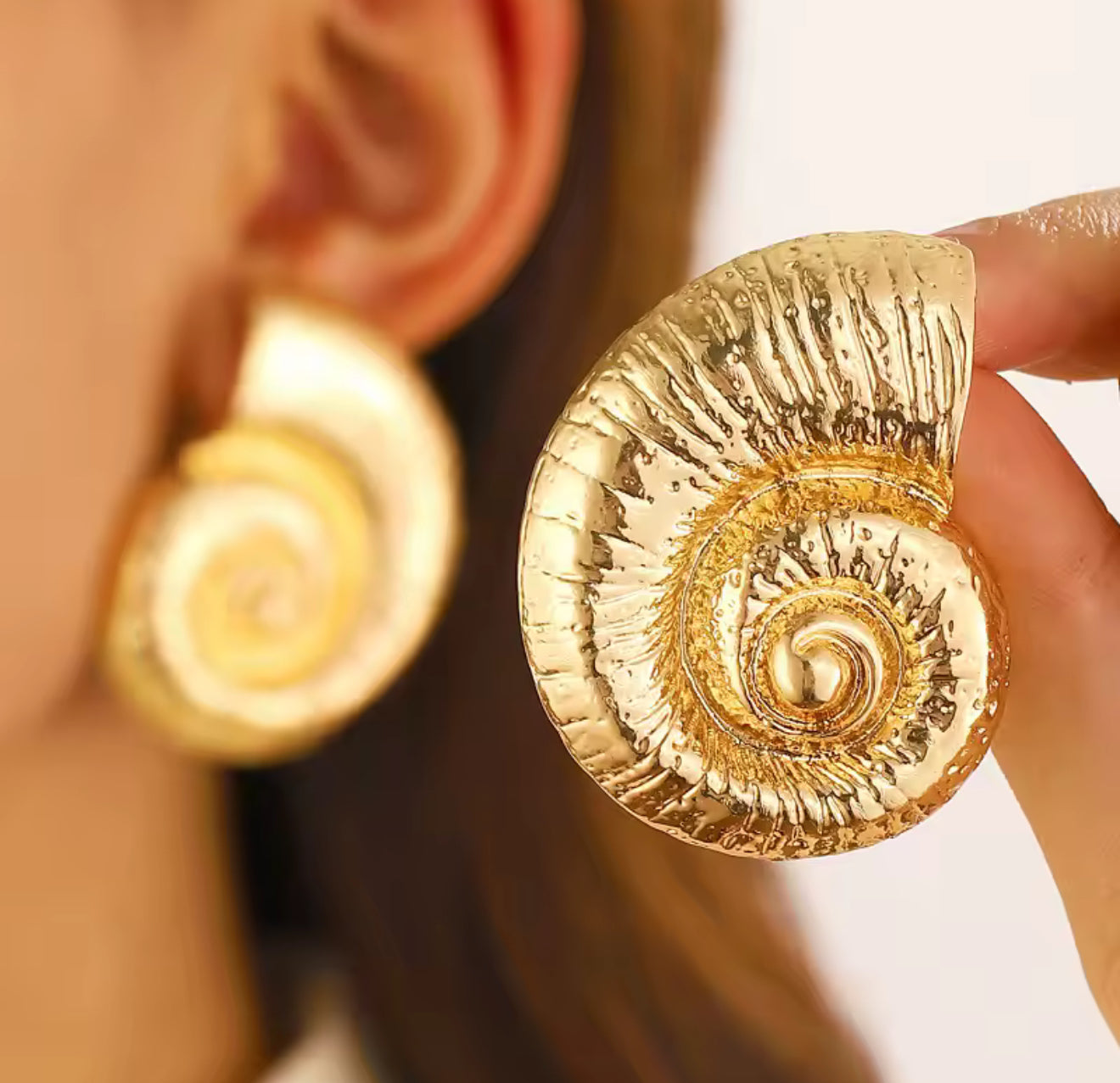 Shelly Stud Stainless-Steel Earrings