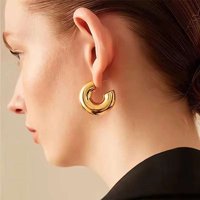 New Trend Hoop Stainless Steel Earring