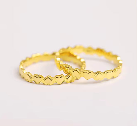 Love Curve Stainless Steel Ring