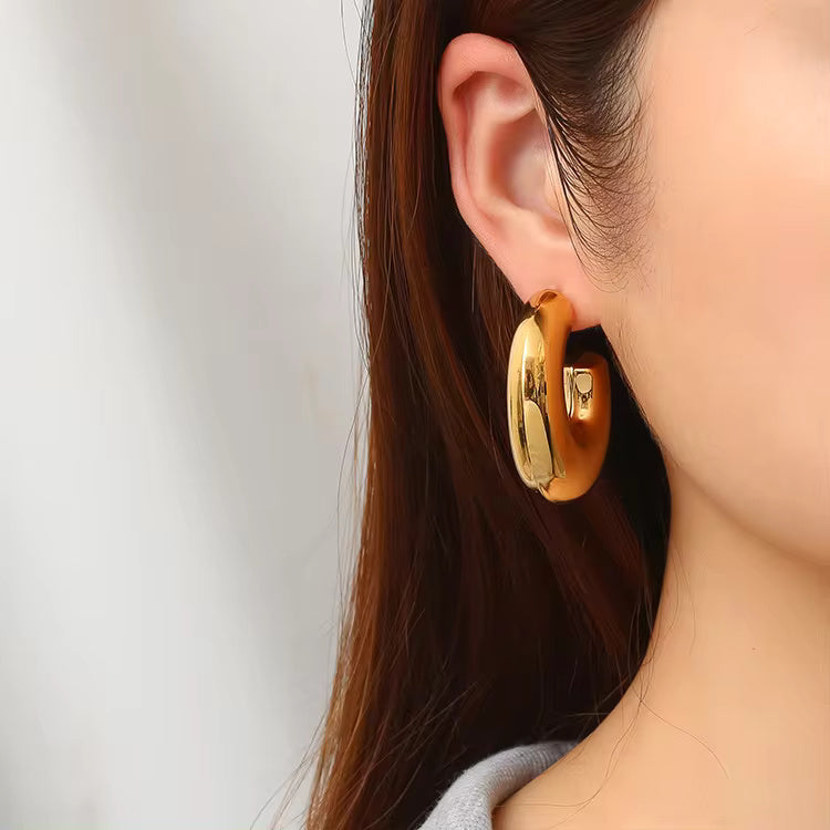 New Trend Hoop Stainless Steel Earring