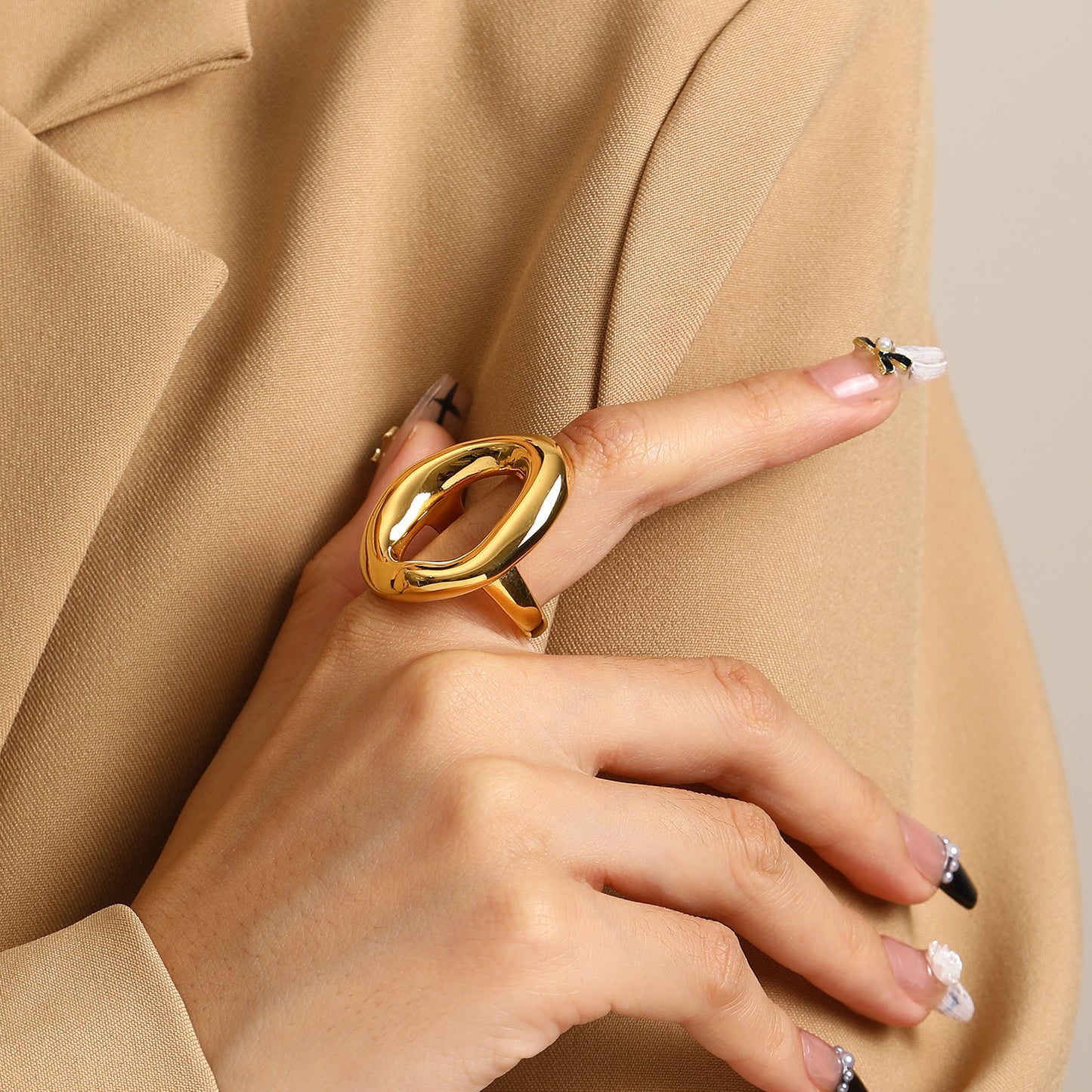 Talia Stainless Steel Ring