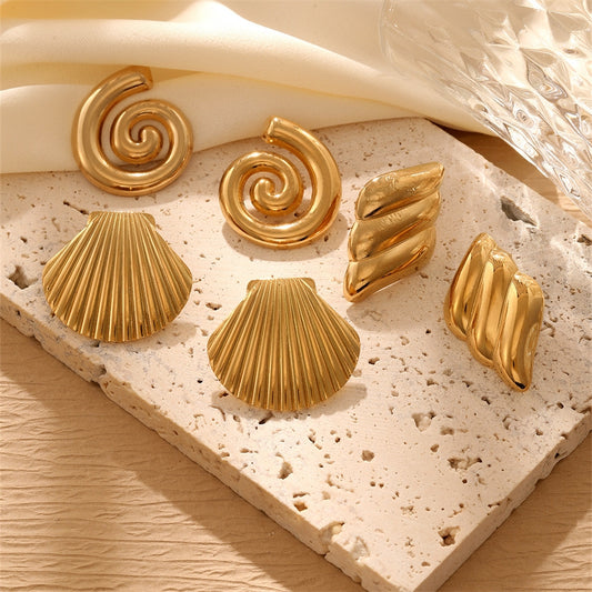 Bahamas Stainless Steel Earrings