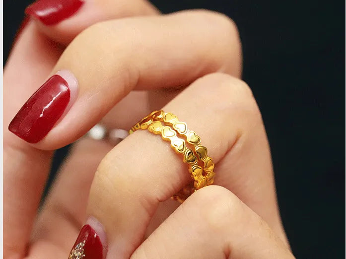 Love Curve Stainless Steel Ring
